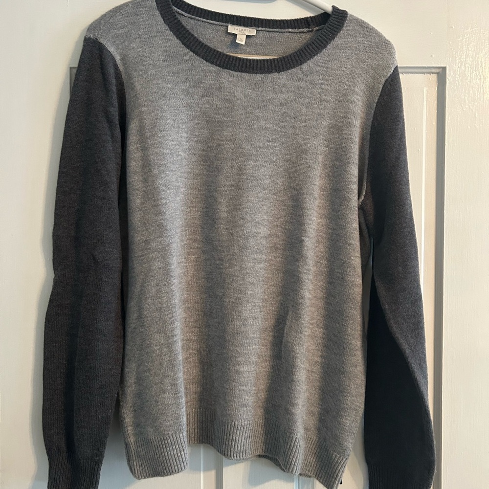 Talbots women’s Two-Tone Crewneck Sweater